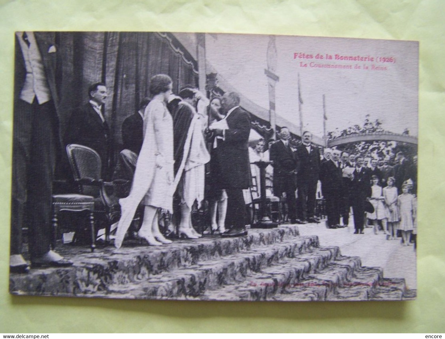 TROYES. AUBE. FETES DE LA BONNETERIE. 1926. LE COURONNEMENT DE LA REINE.100_4246TAS - Troyes