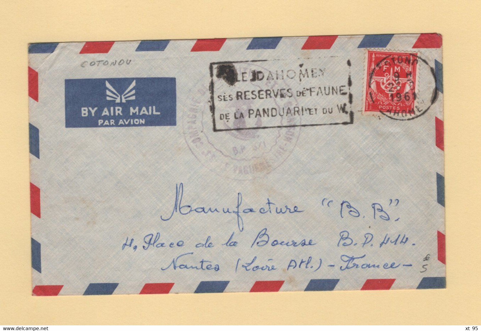 Timbre FM - Dahomey - Cotonou - 1961 - Francobolli  Di Franchigia Militare