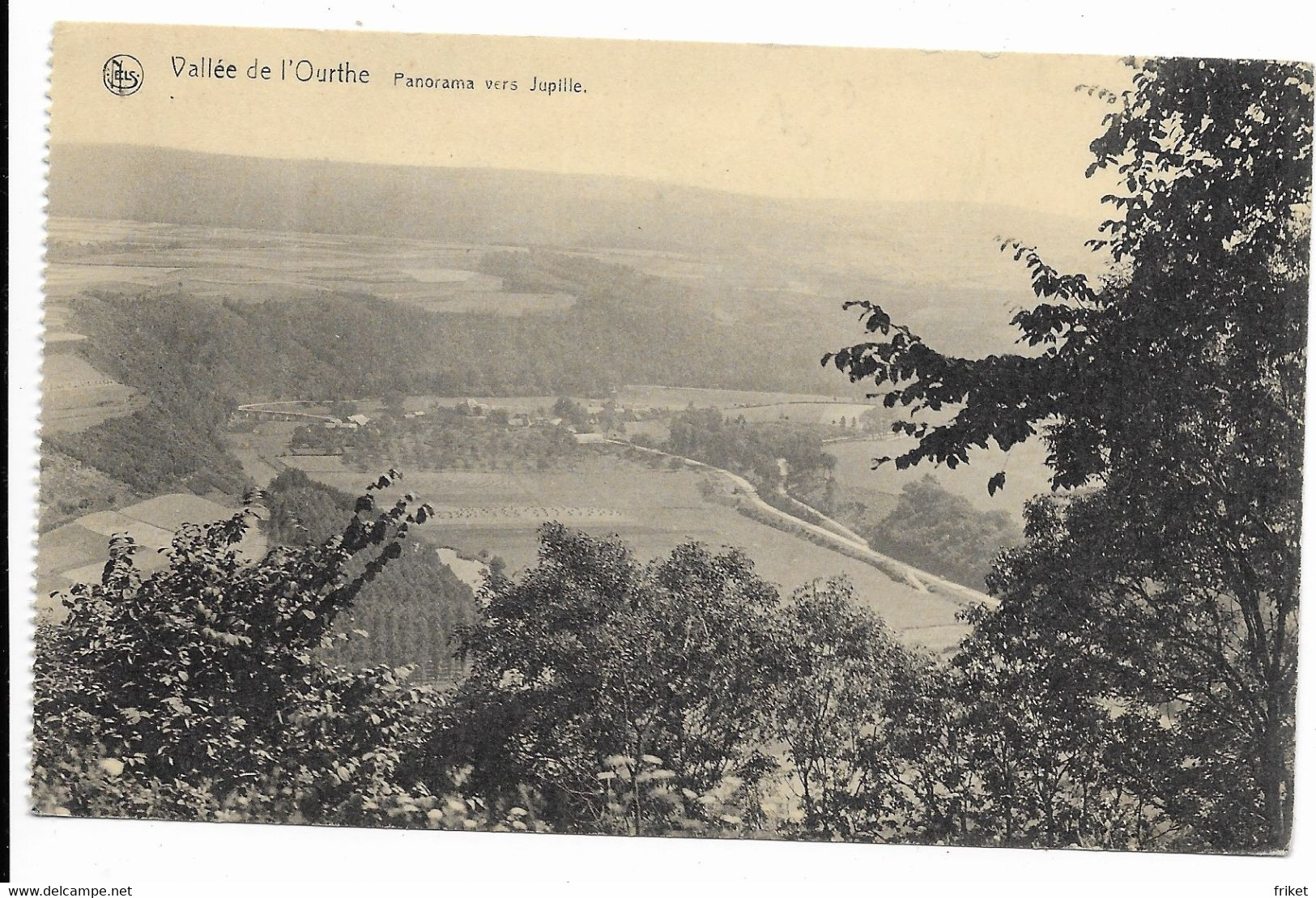 - 1942 -     JUPILLE  SUR OURTHE    (Rendeux)  Panorama  Vallée De L'Ourthe - Rendeux