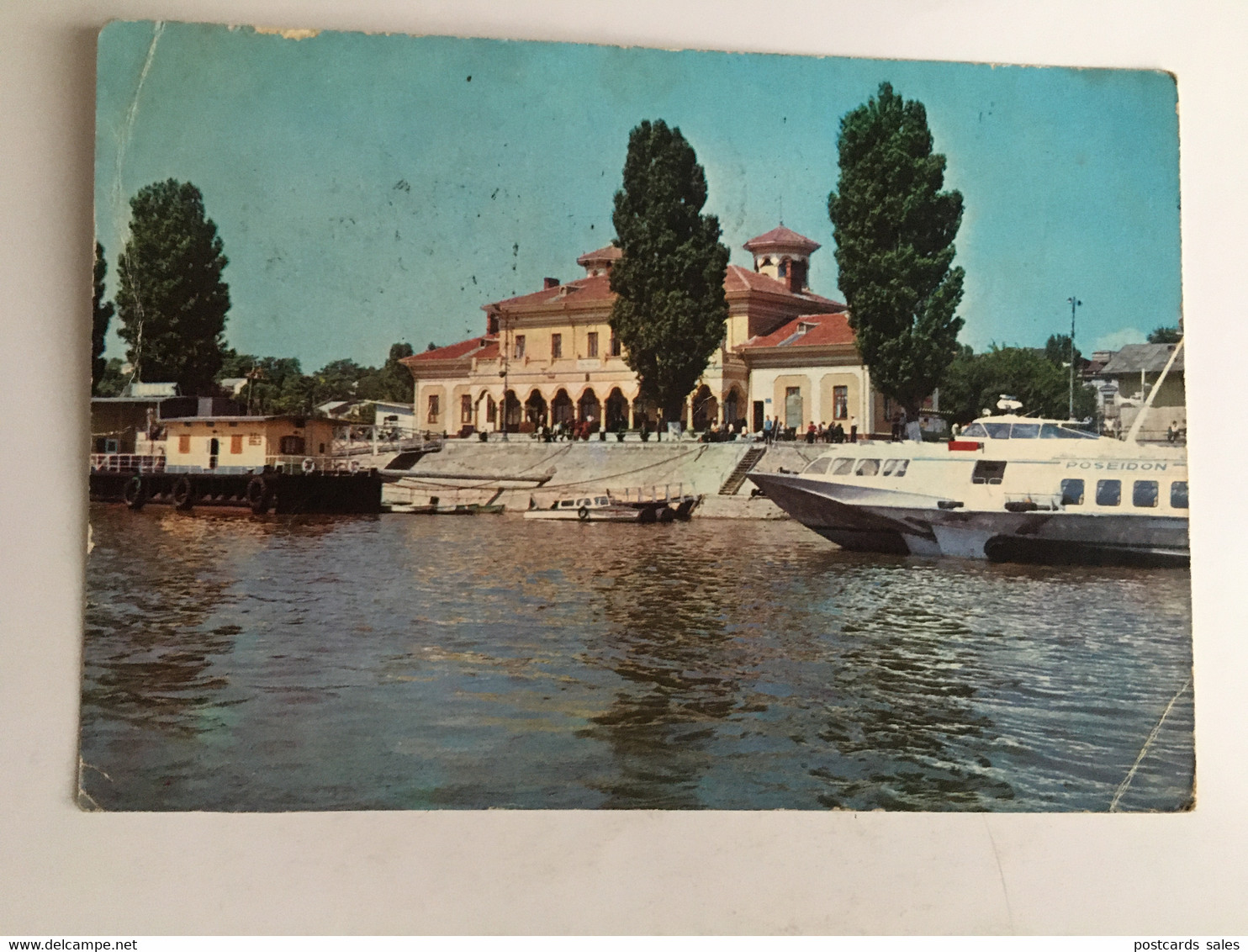 Ship Steamer Bateau Schiff Navire - Hoovercraft  Hydroglisseur Poseidon - Braila - Hovercrafts