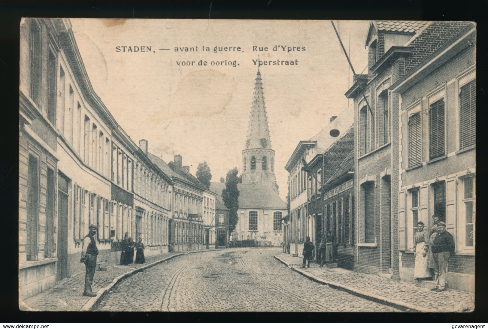 STADEN  RUE D'YPRES  YPERSTRAAT      2  SCANS - Staden