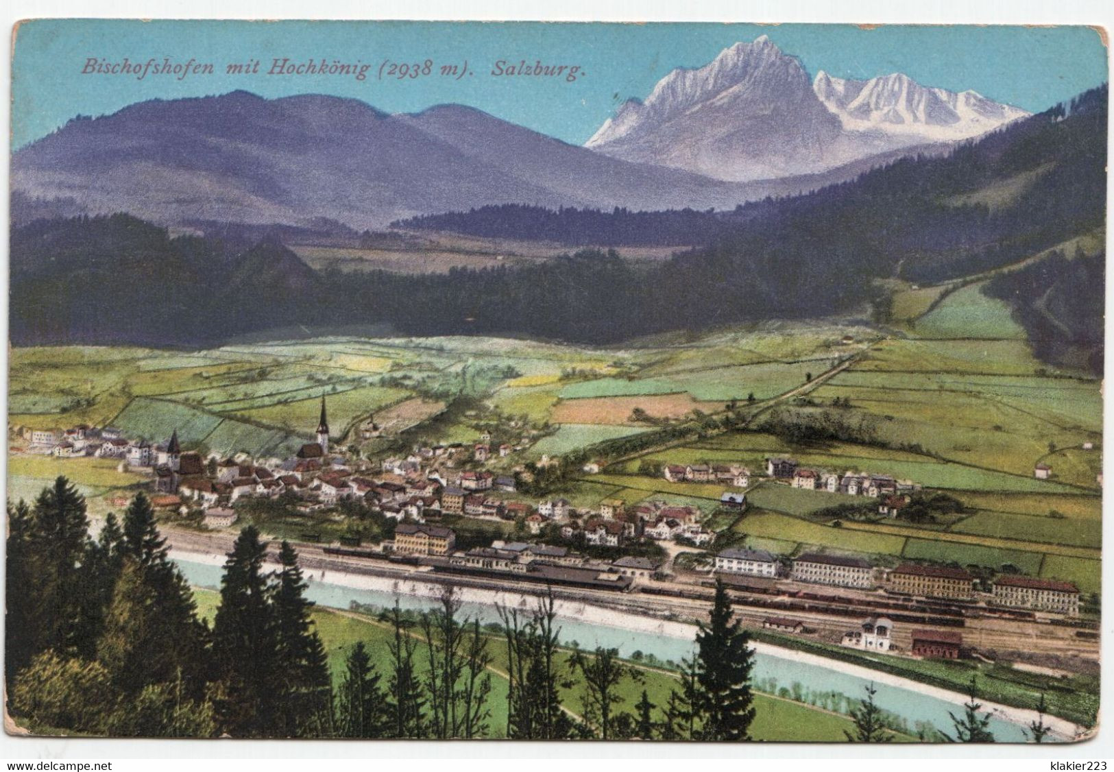 Bischofshofen Mit Hochkönig (2938 M). Salzburg. - Bischofshofen