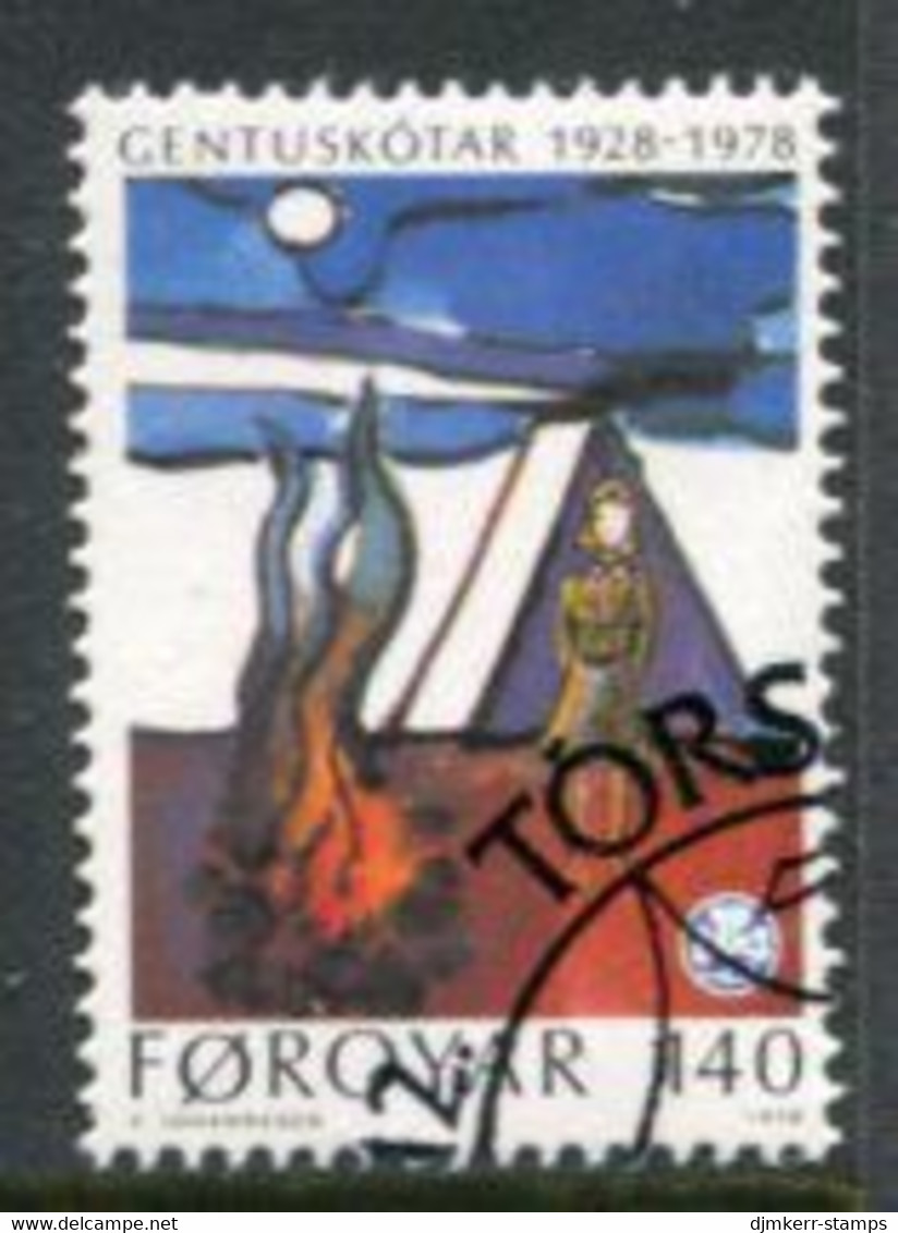 FAROE IS. 1978 50th Anniversary Of Scouting  Used.  Michel 41 - Färöer Inseln