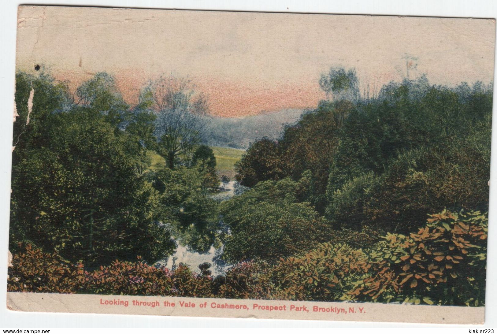 Looking Through The Vale Of Cashmere, Prospect Park, Brooklyn, N.Y. Jahr 1910 - Brooklyn