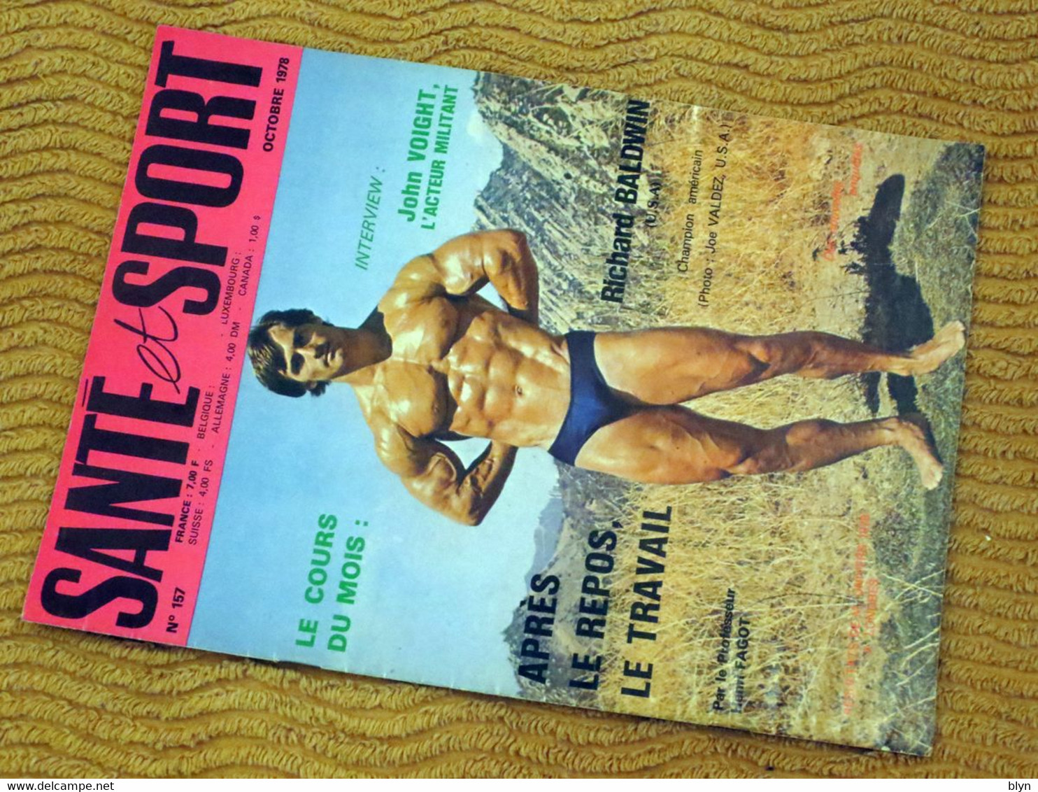 Revue SANTE & SPORT N°157 De Octobre 1978.  Culturisme, Musculation. - Sport