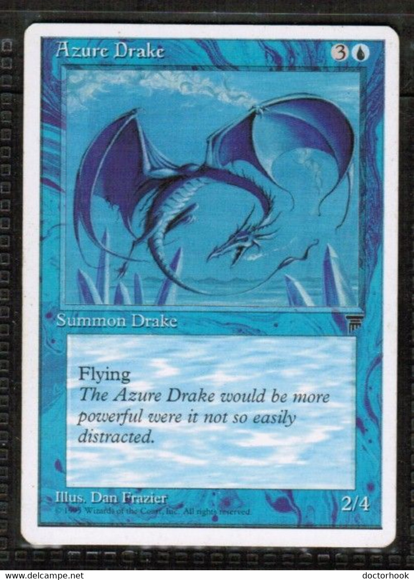 MAGIC The GATHERING  "Azure Drake"---CHRONICLES (MTG--138-5) - Andere & Zonder Classificatie