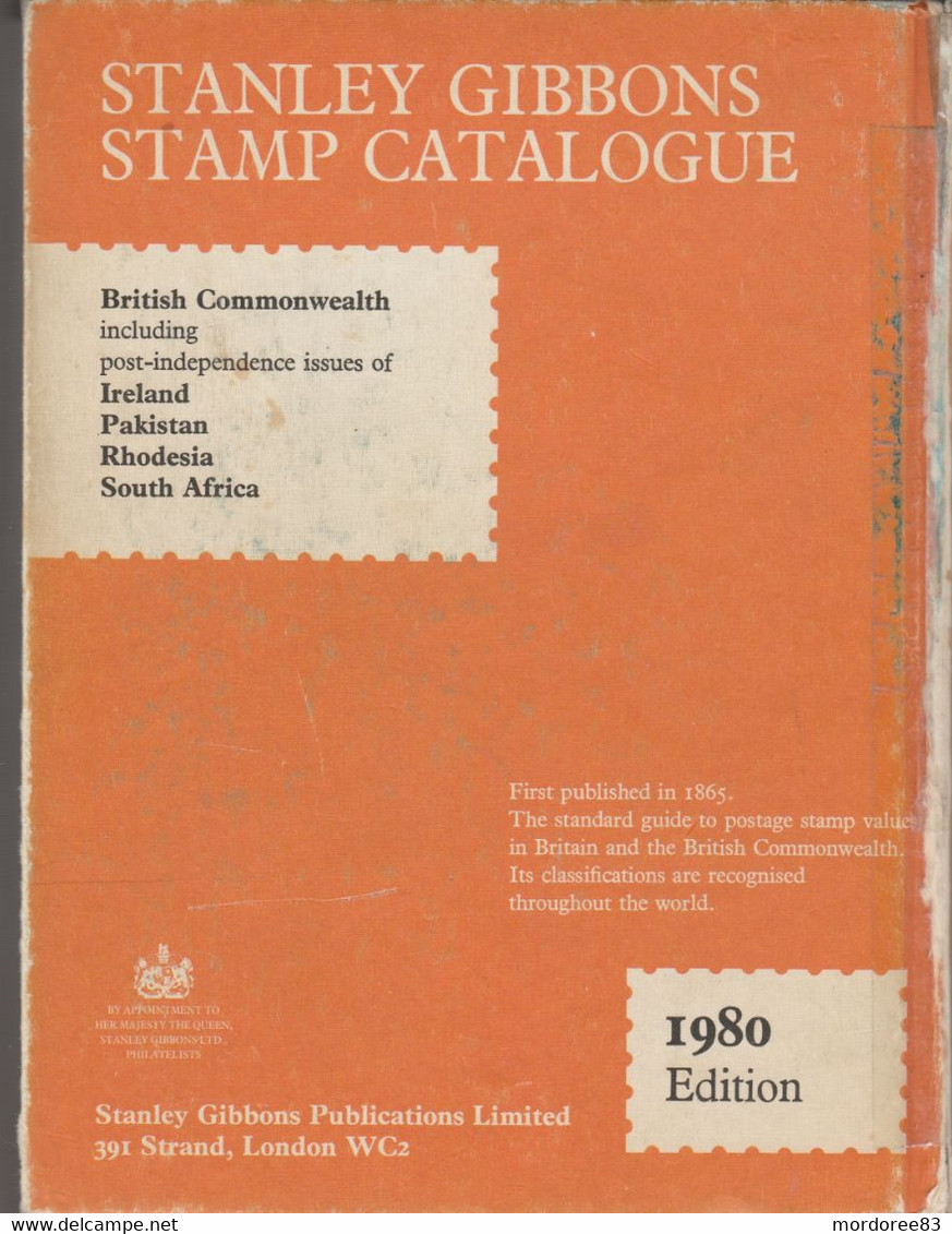 STANLEY GIBBONS STAMP CATALOGUE PART 1 BRITISH COMMONWEALTH 1980 - Gran Bretagna