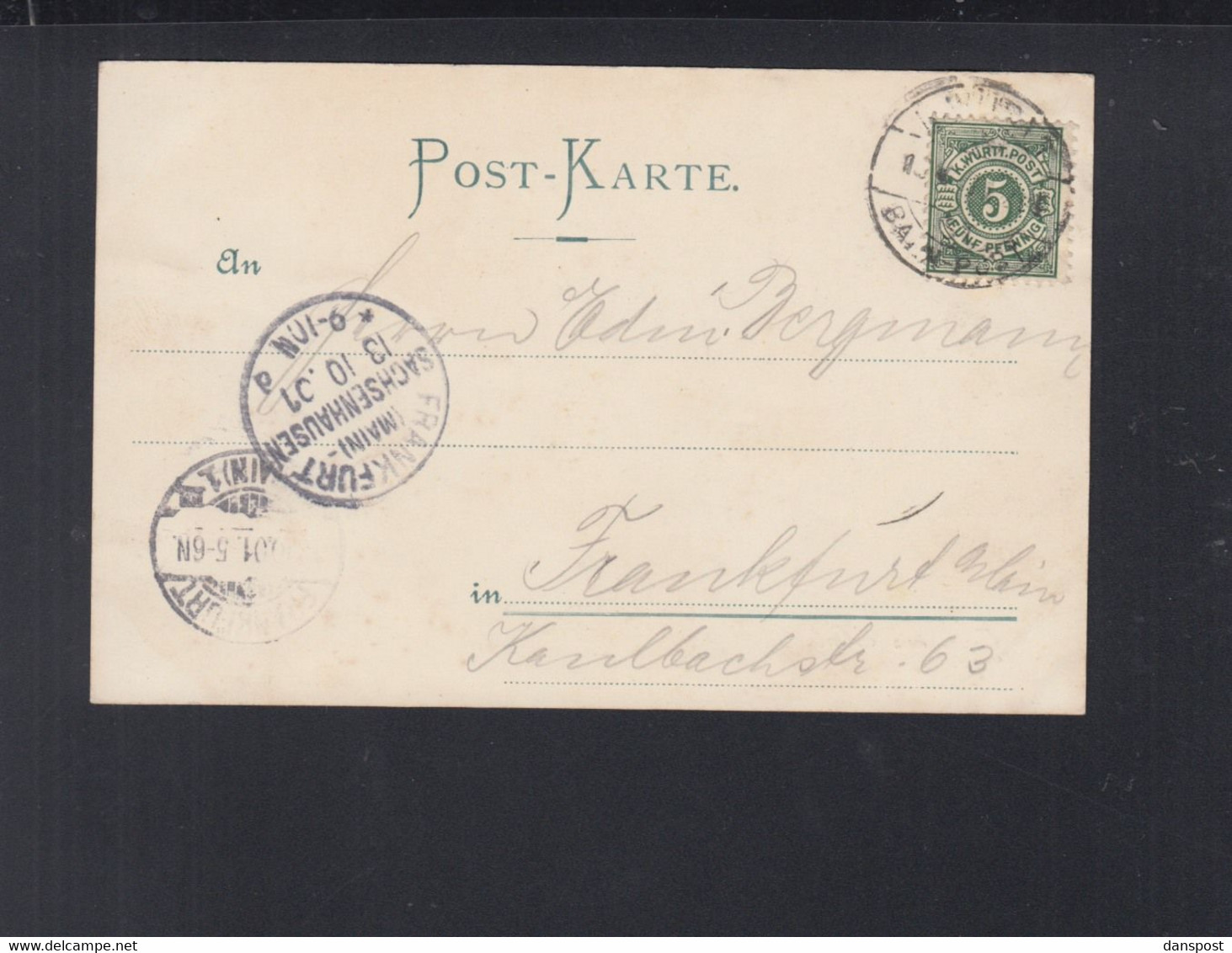 Württemberg AK Horb 1901 - Horb