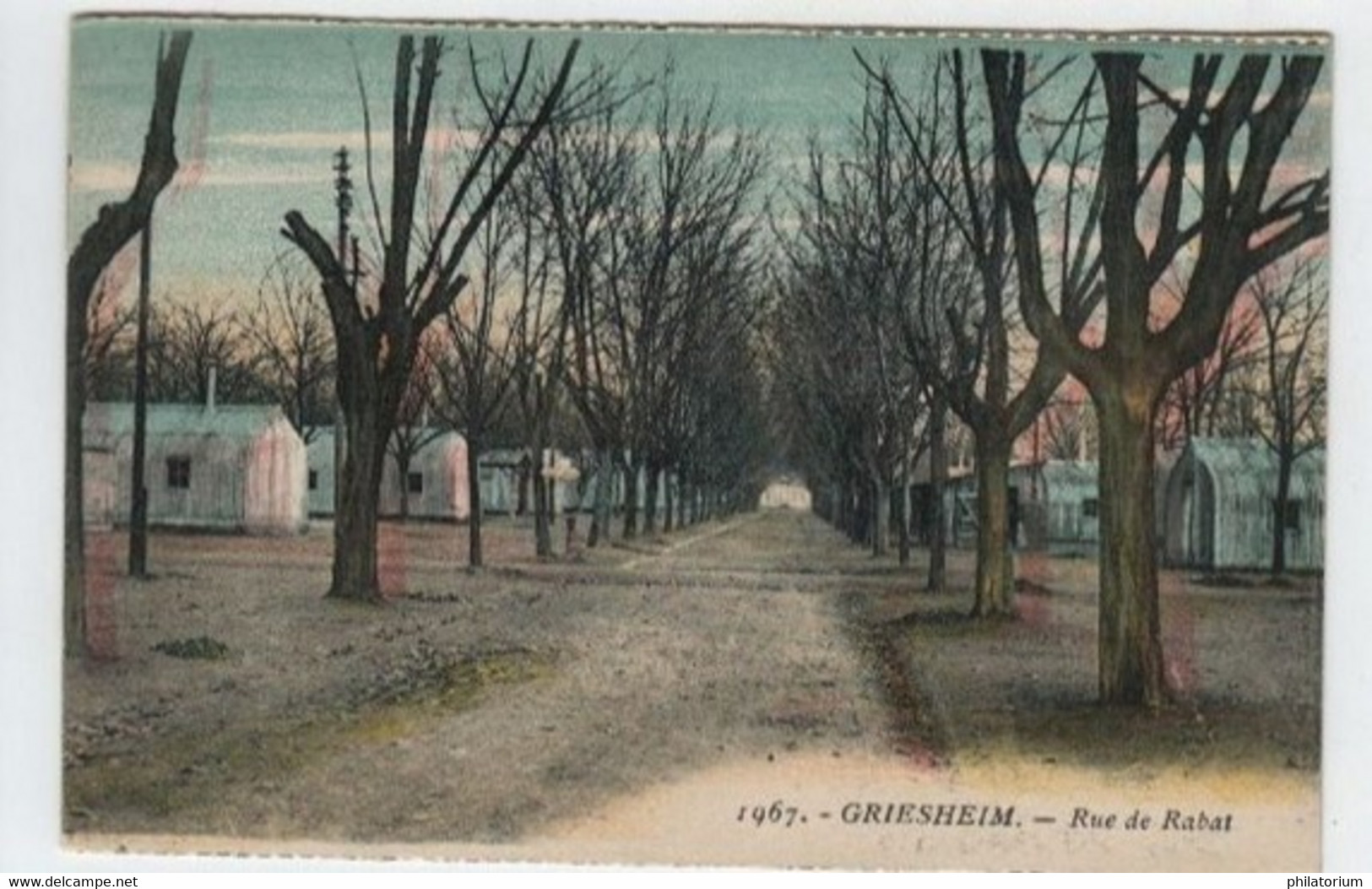 GRIESHEIM  Rue De Rabat  (Wellblechhausen) (Armée Du Rhin) - Griesheim