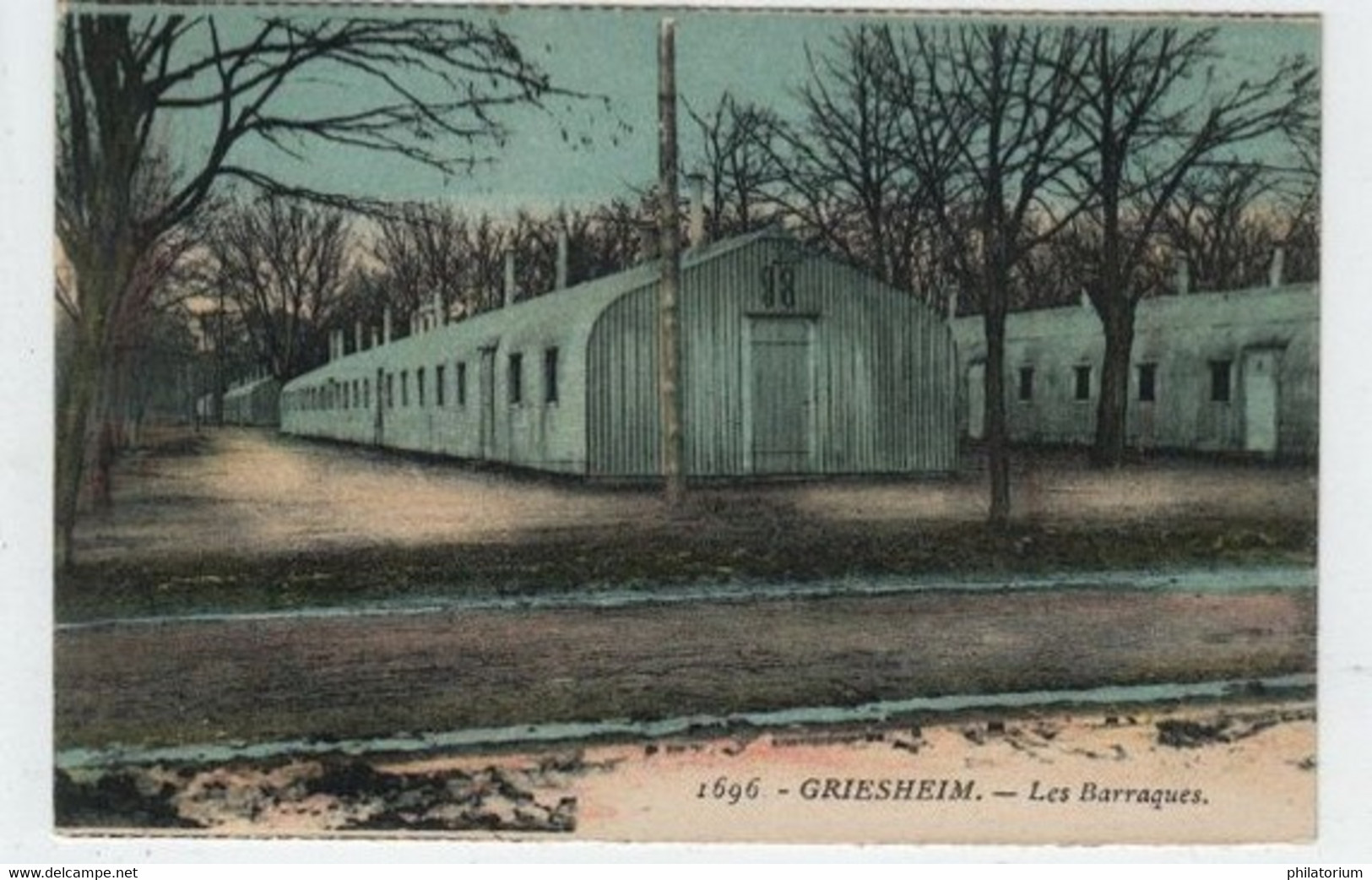 GRIESHEIM  Les Barraques  (Wellblechhausen) (Armée Du Rhin) - Griesheim
