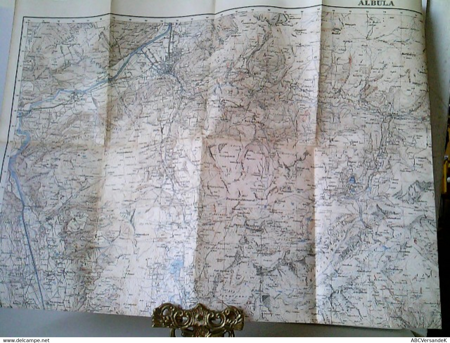 Topographischer Atlas Der Schweiz. Albula. Maßstab 1 : 50 000. Gefalzt - Suisse