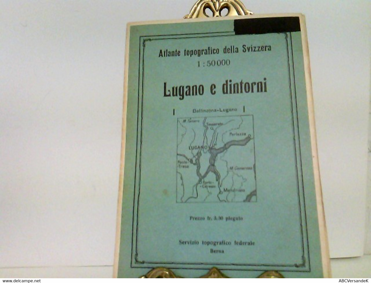 Atlante Topografico Della Svizzera. Lugano E Dintorni. Maßstab / Scala Di 1 : 50 000 - Switzerland