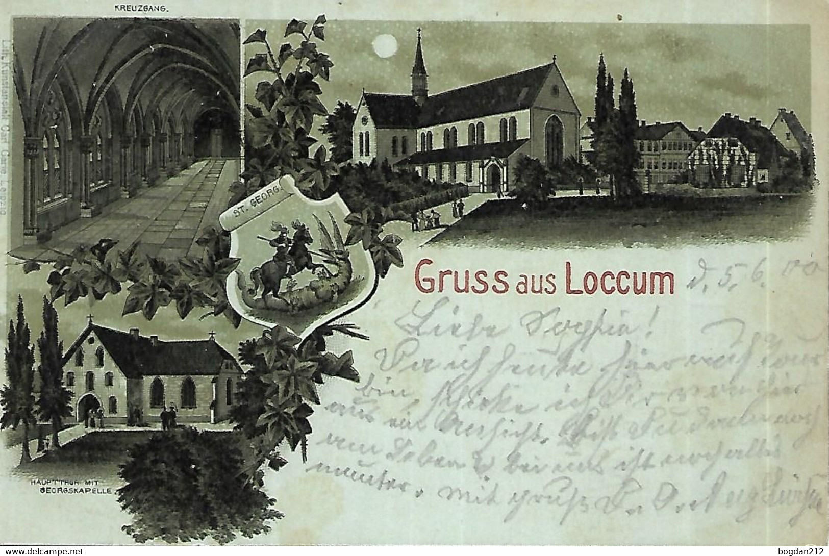 1900 - REHBURG  LOCCUM , Gute Zustand , 2 Scan - Nienburg