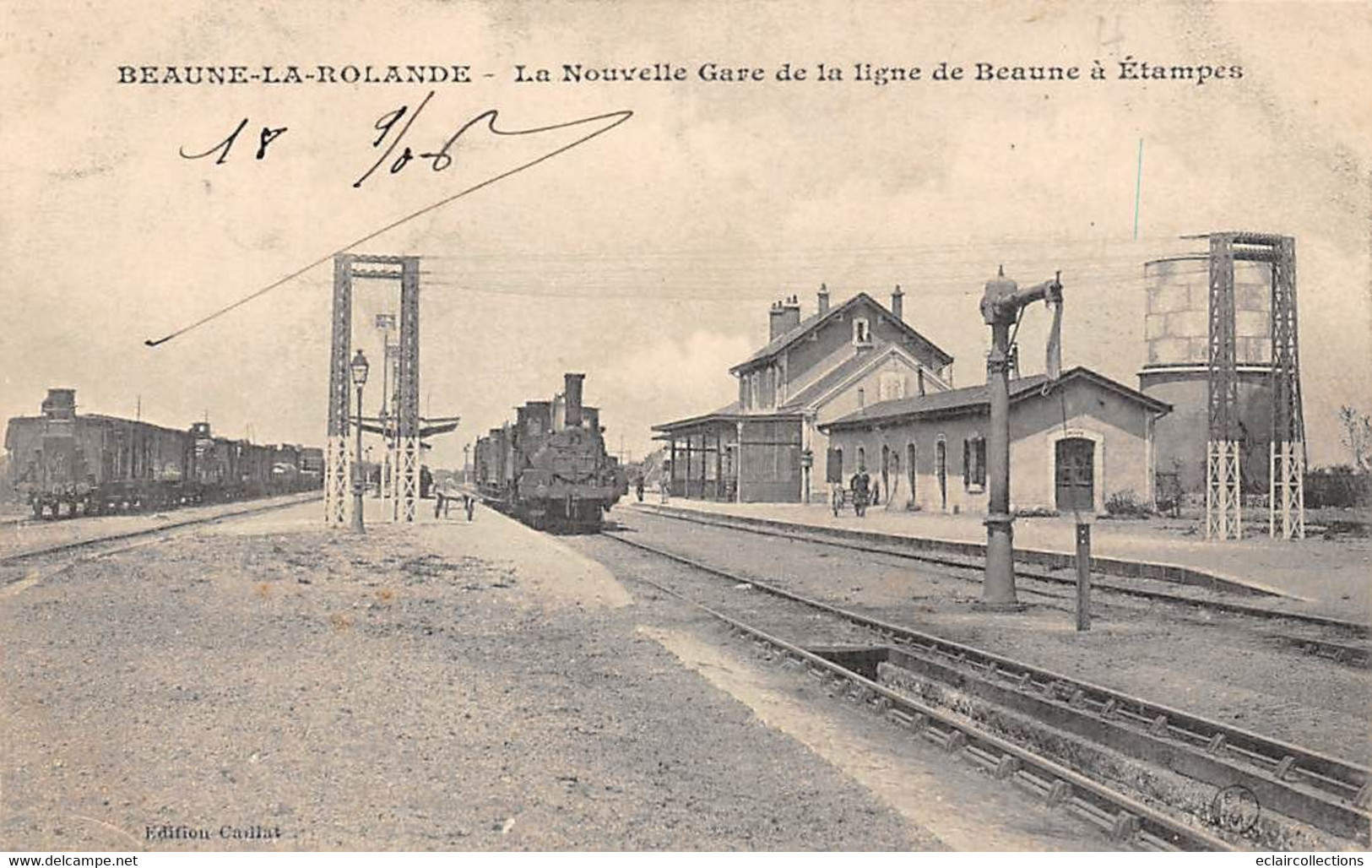 Beaune-la-Rolande         45       Intérieur De La Nouvelle Gare. Ligne Beaune A Etampes       (voir Scan) - Beaune-la-Rolande