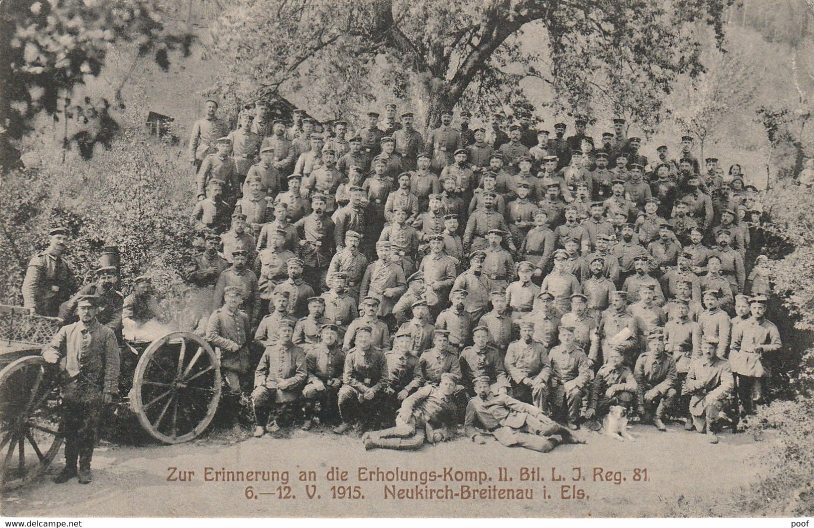 Neukirch - Breitenau I. Els. : Zur Erinnerung An Die Erholungs-Komp 1915 - Westerburg