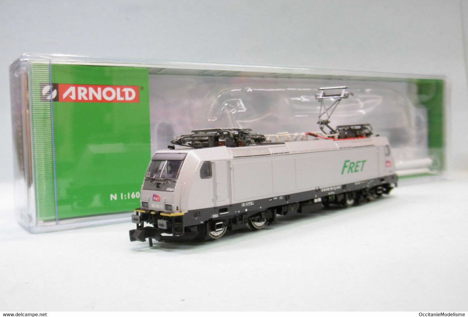 Arnold - Locomotive électrique CLASS 186 FRET SNCF ép. VI Réf. HN2497 Neuf N 1/160 - Loks