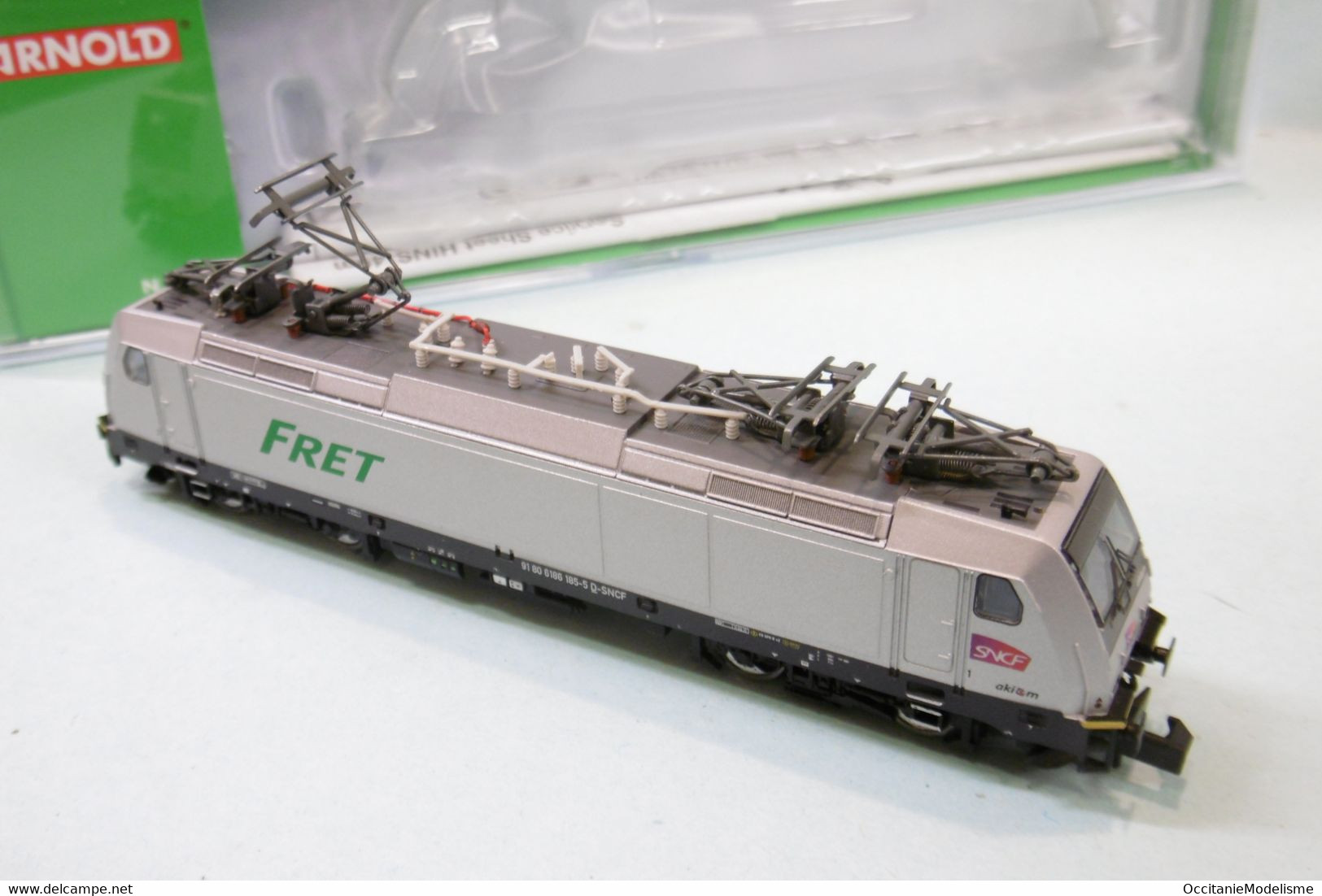 Arnold - Locomotive électrique CLASS 186 FRET SNCF ép. VI Réf. HN2497 Neuf N 1/160 - Loks