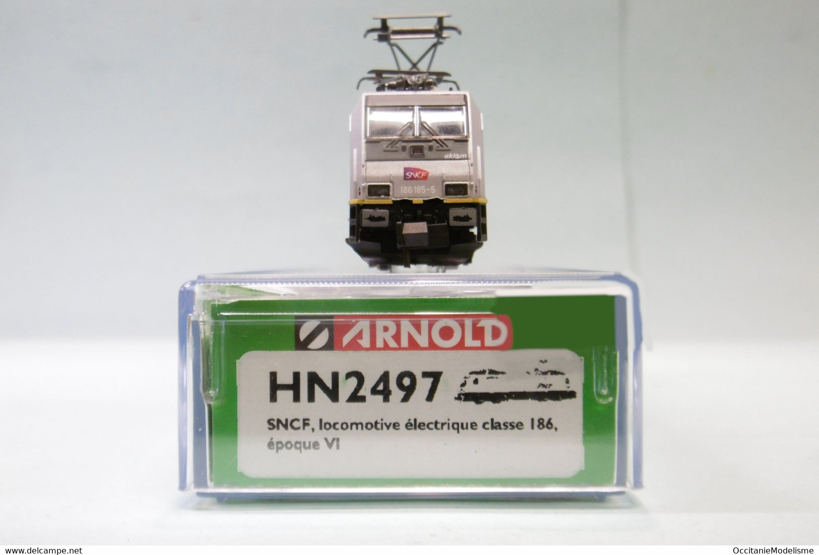 Arnold - Locomotive électrique CLASS 186 FRET SNCF ép. VI réf. HN2497 Neuf N 1/160