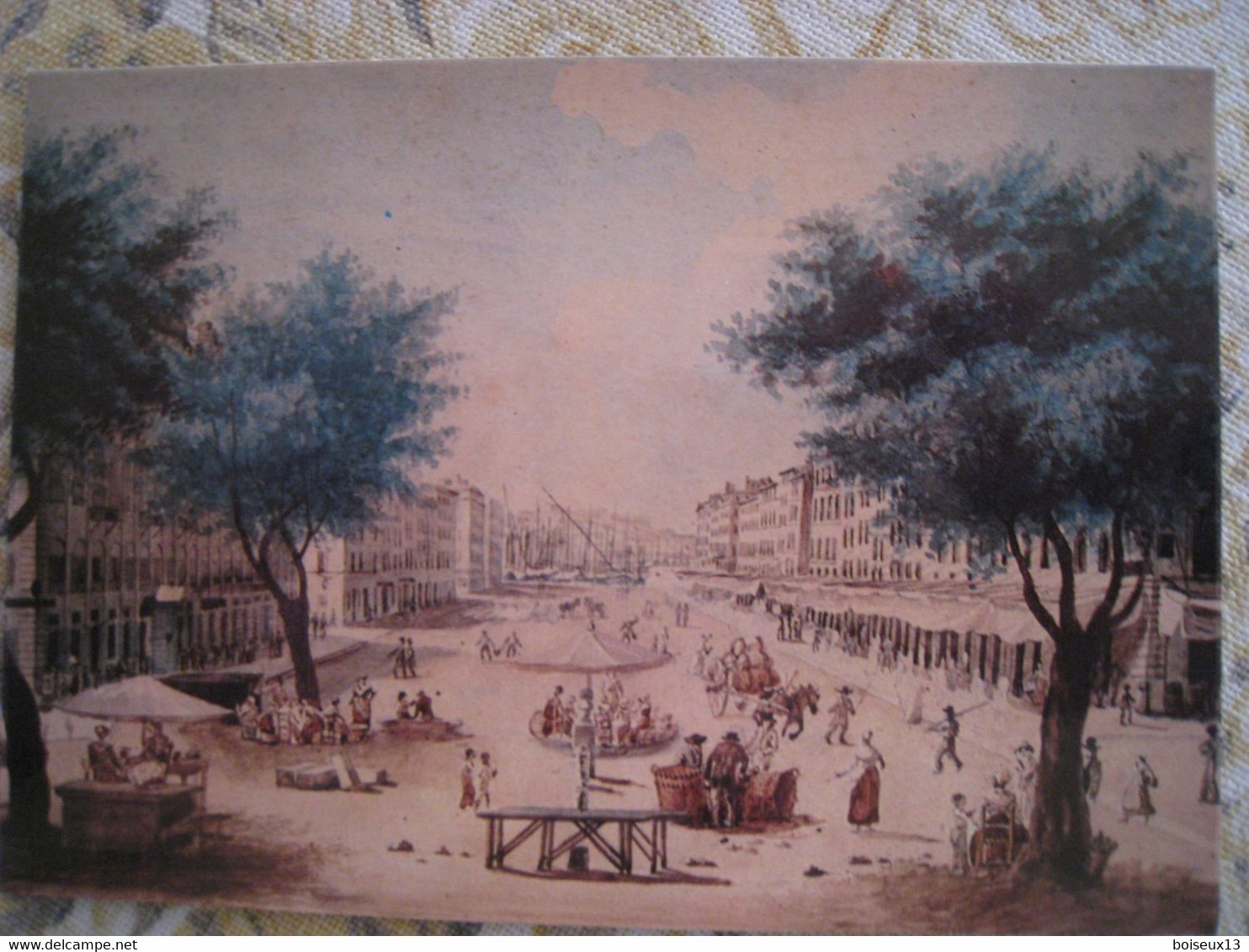 CPSM.    Musée Du Vieux Marseille.  Marché Sur La Canebière. D'Antoine Roux. - Museums