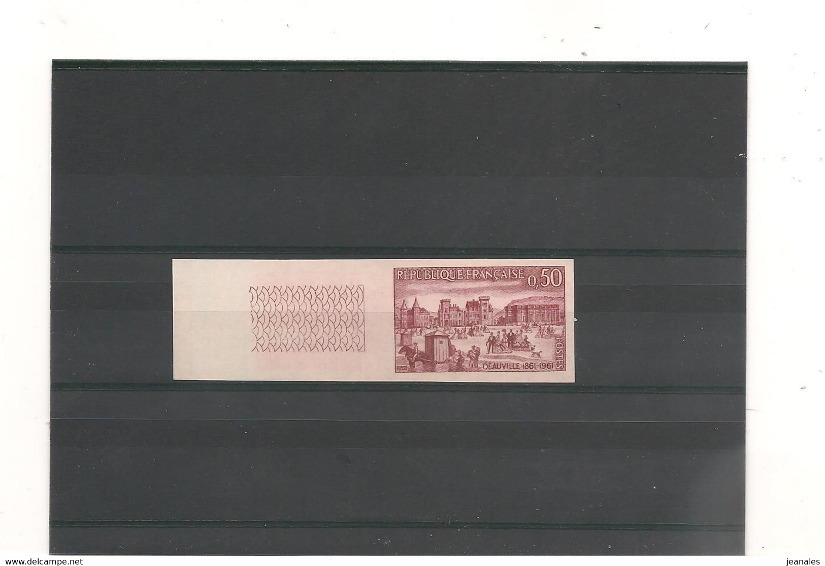 FRANCE ANNÉE 1961 N° Y/T / 1294a**  Non Dentelé Avec Bord De Feuille Côte : 30 € - Neufs