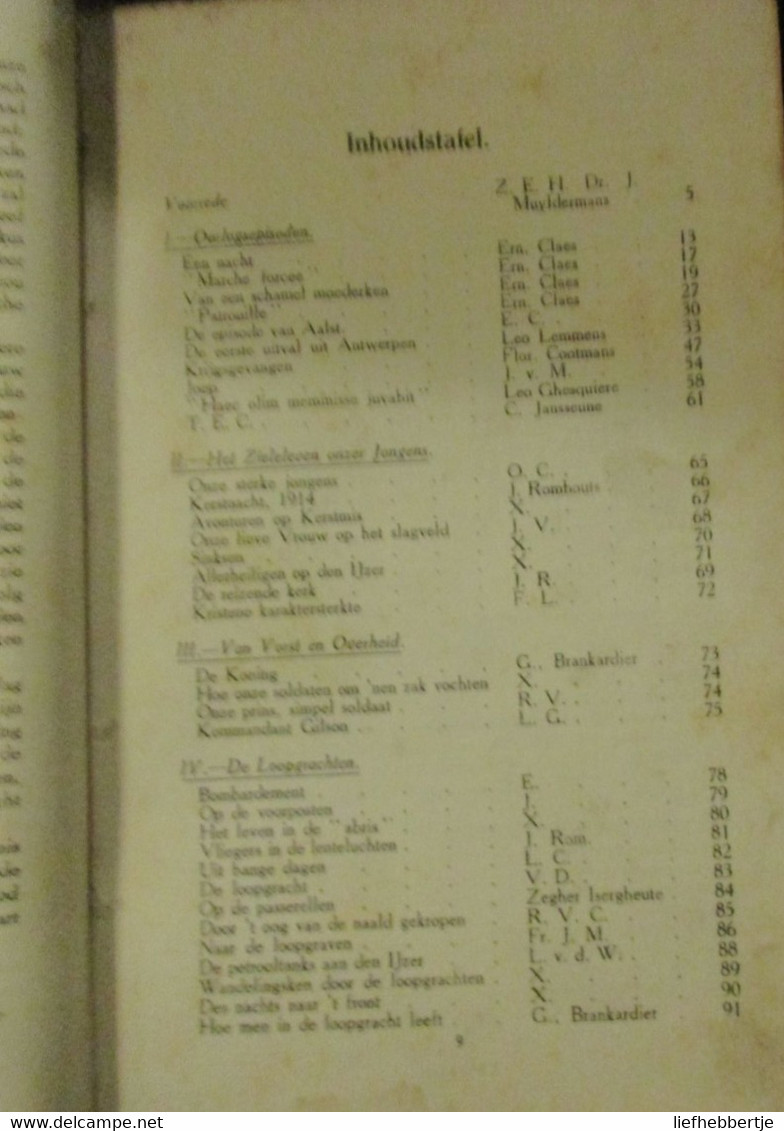 Uit Soldatenpennen - Door M. Cordemans En J. Muyldermans - 1917 - WO I - 1914-1918 - Guerre 1914-18