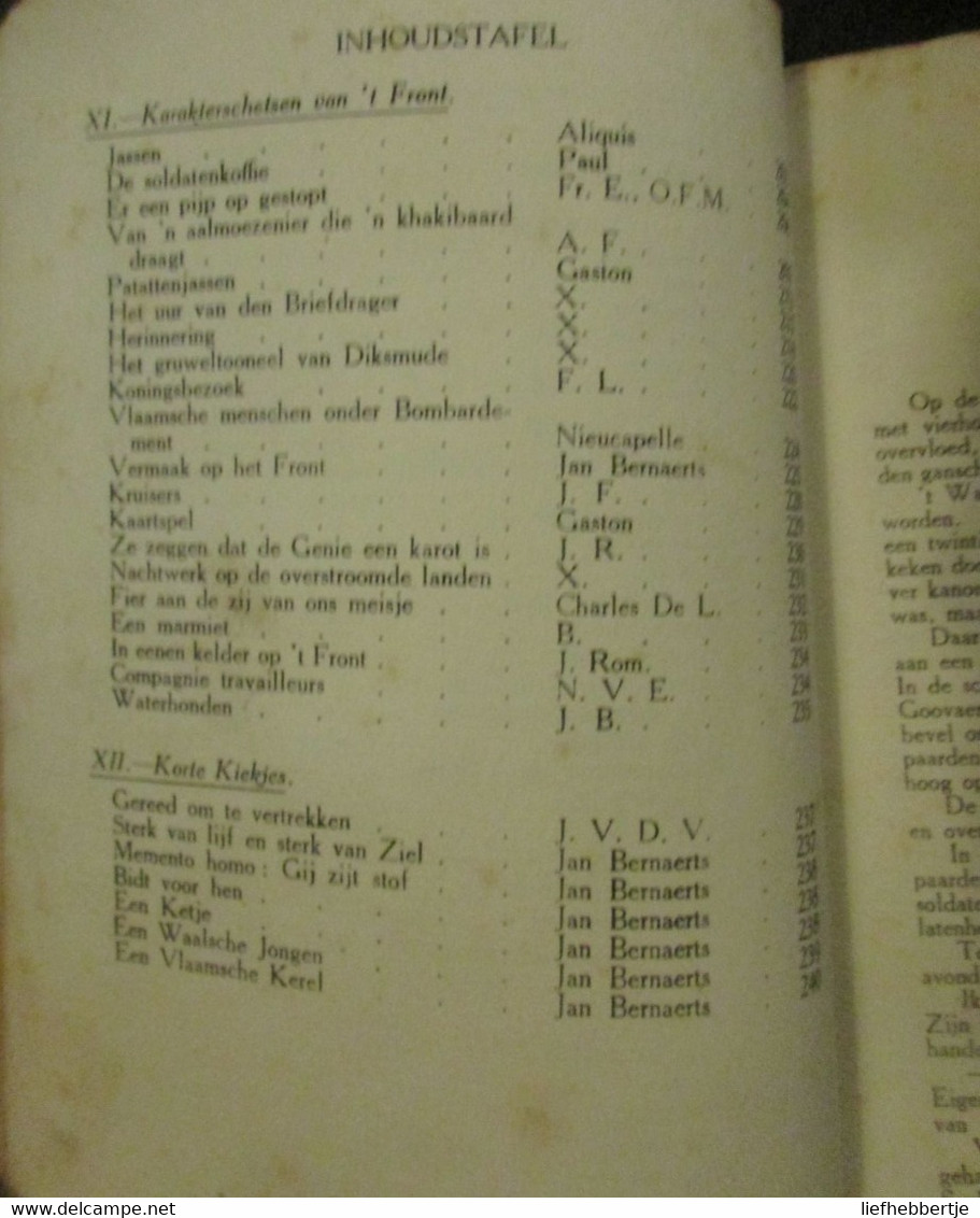 Uit Soldatenpennen - Door M. Cordemans En J. Muyldermans - 1917 - WO I - 1914-1918 - Guerre 1914-18