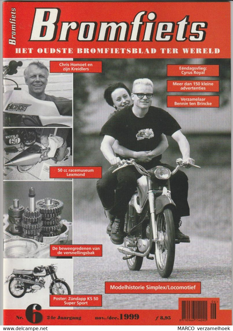 BROMFIETS 6-1999: Simplex-zündapp-cyrus-kreidler-locomotief - Auto/Motorrad