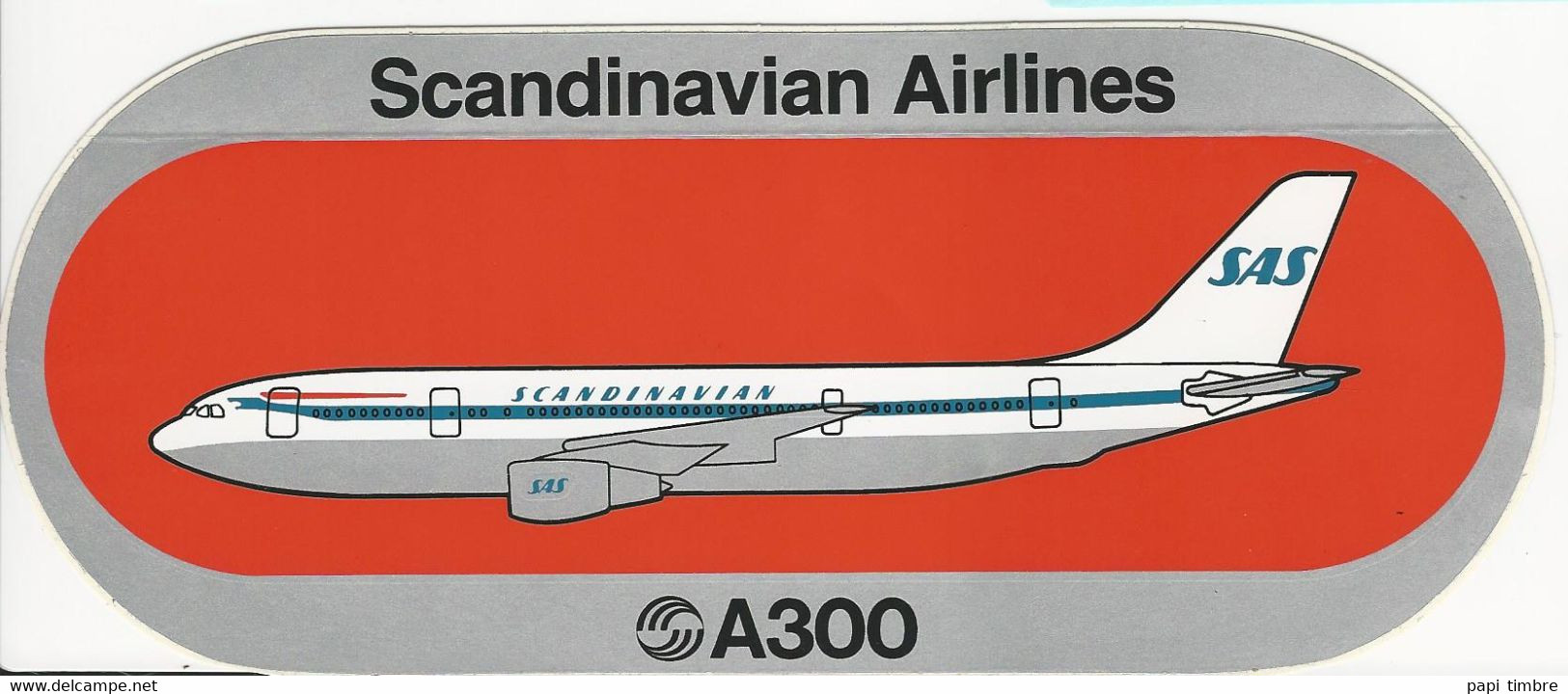 Lot De 3 Autocollants - Airbus - A300 - A310C - Stickers