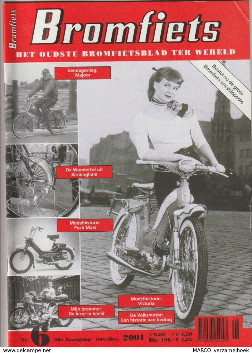 BROMFIETS 6-2001: Majoor-puch-victoria-yamaha - Auto/moto