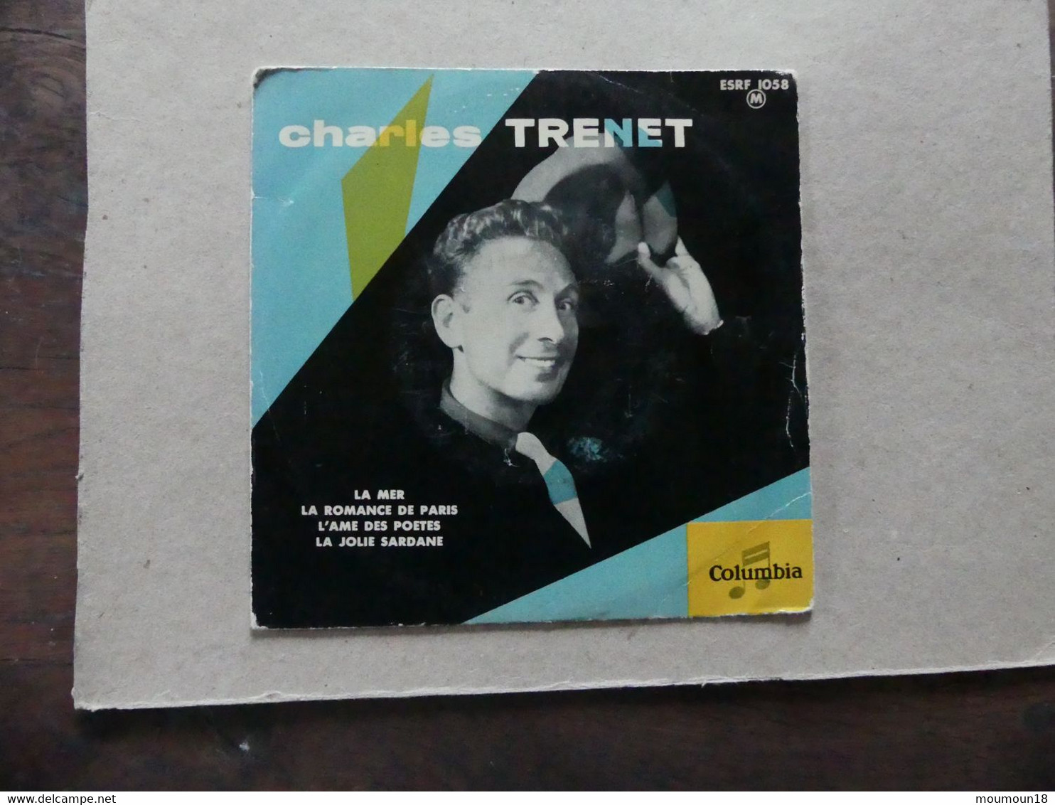 Charles Trenet La Mer ESRF1058 - 45 T - Maxi-Single
