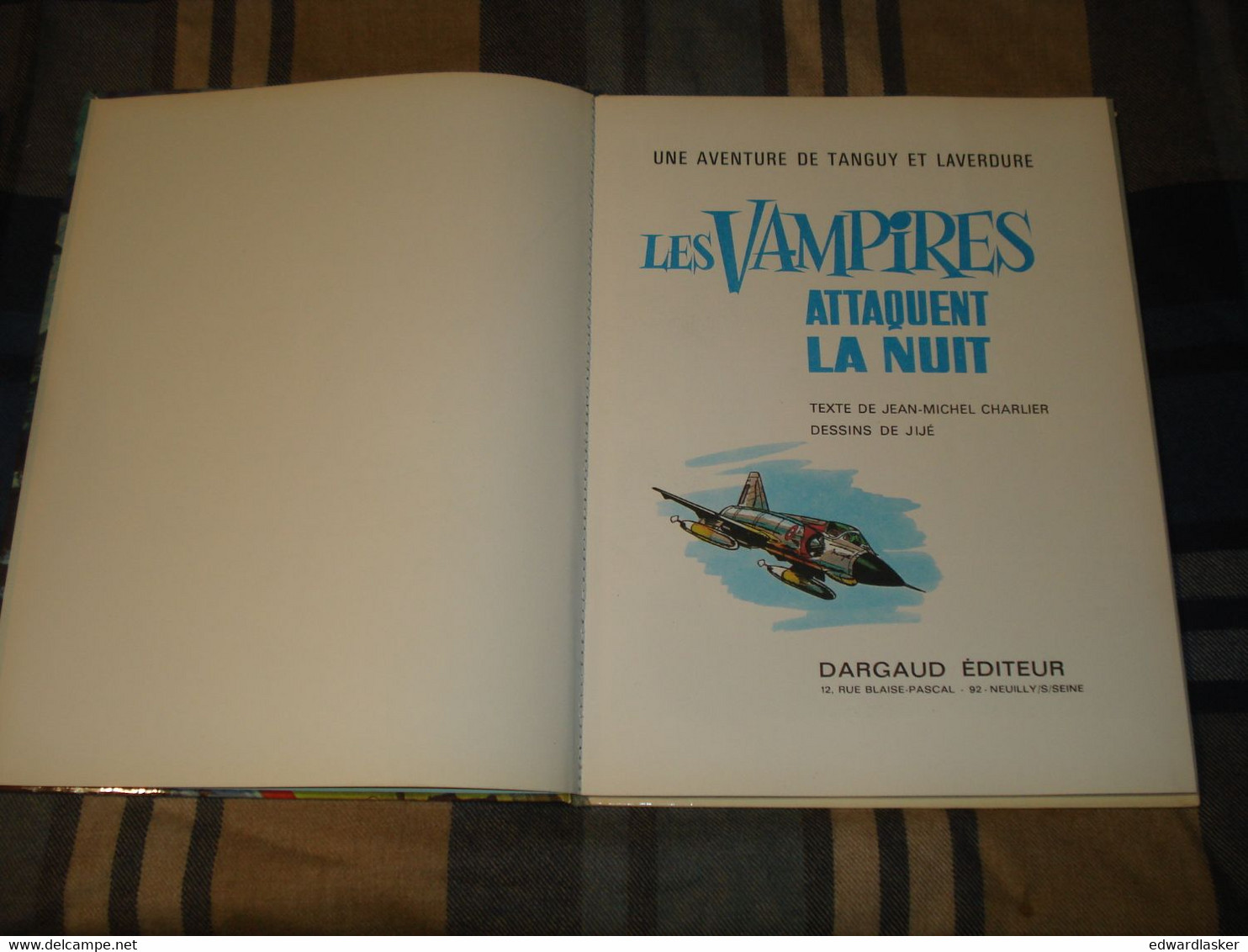 TANGUY Et LAVERDURE 15 : Les Vampires Attaquent La Nuit - EO Dargaud 1971 - Très Bon état - Tanguy Et Laverdure