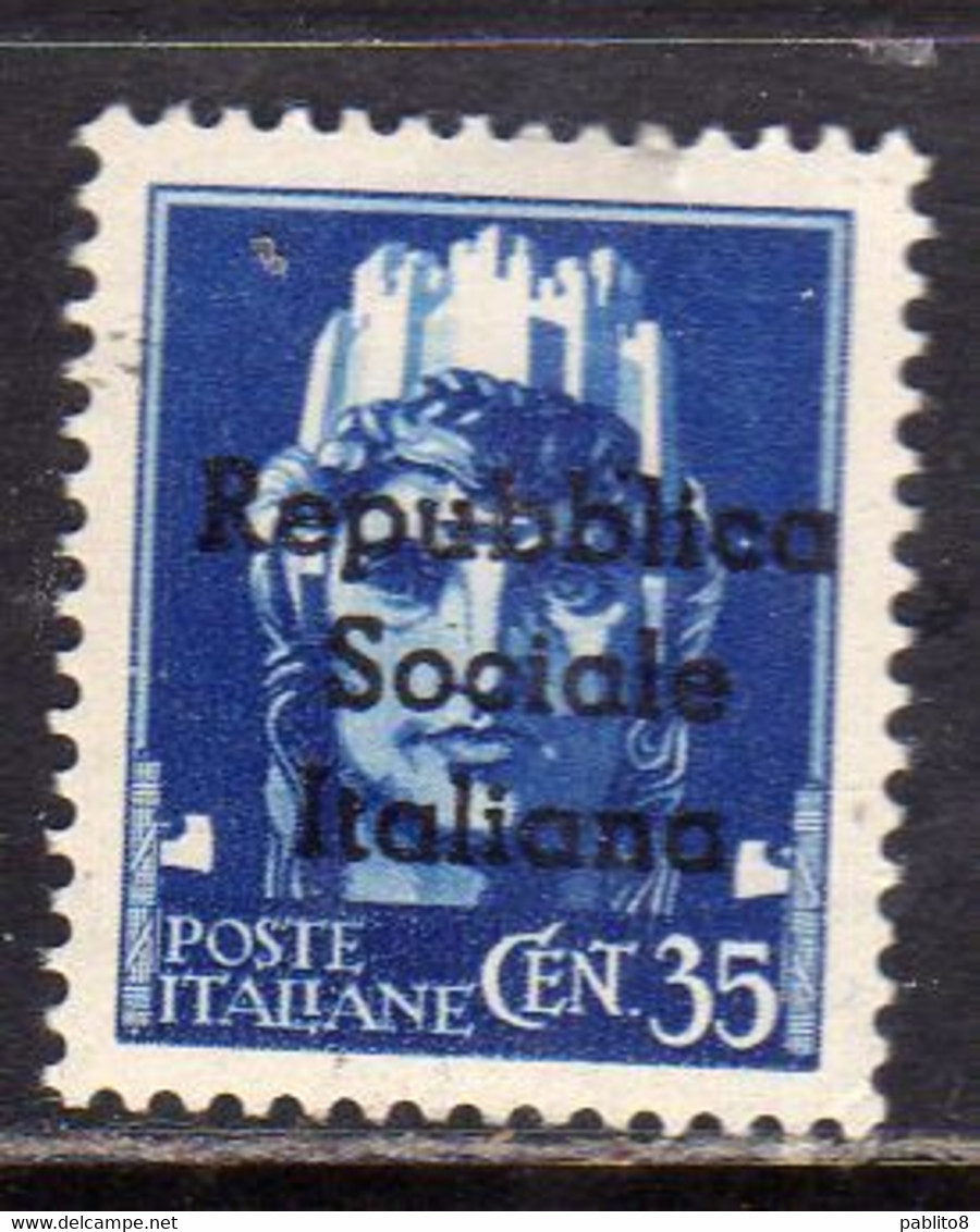 EMISSIONI LOCALI TERAMO 1944 SOPRASTAMPATO D' ITALIA ITALY OVERPRINTED  CENT. 35c MNH - Local And Autonomous Issues