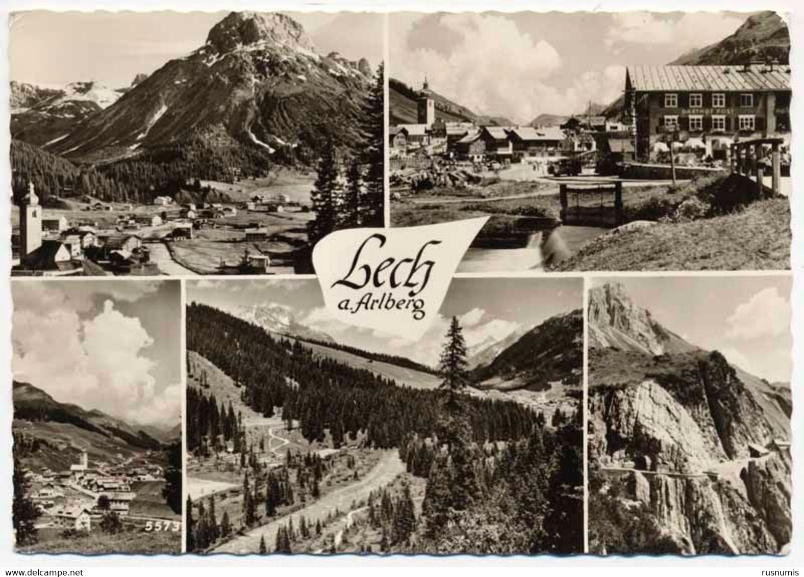 AUSTRIA LECH AM ARLBERG 5573 GASTHOF POST - Lech