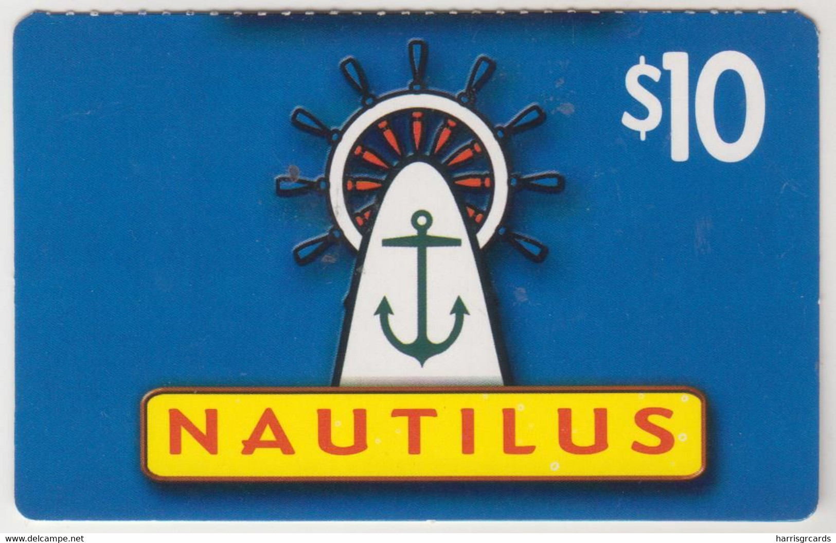 USA - NAUTILUS, Prepaid Card , $10, Used - Other & Unclassified