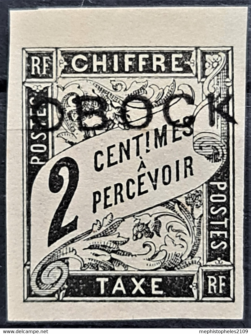 OBOCK 1892 - Canceled - YT 6 - 2c - Chiffre Taxe - Oblitérés