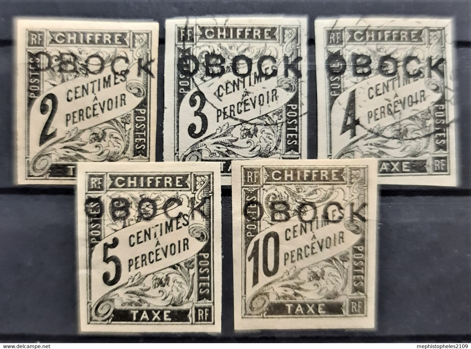 OBOCK 1892 - MLH/canceled - YT 6-10 - Chiffre Taxe - Ungebraucht