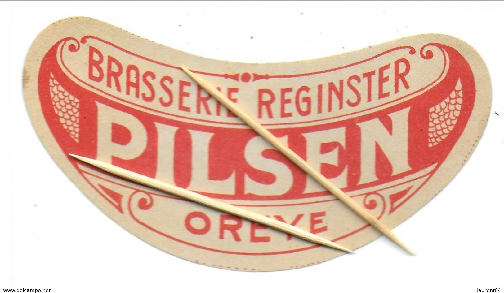 OREYE.  BRASSERIE REGINSTER.  PILSEN. ANCIENNE ETIQUETTE - Oreye