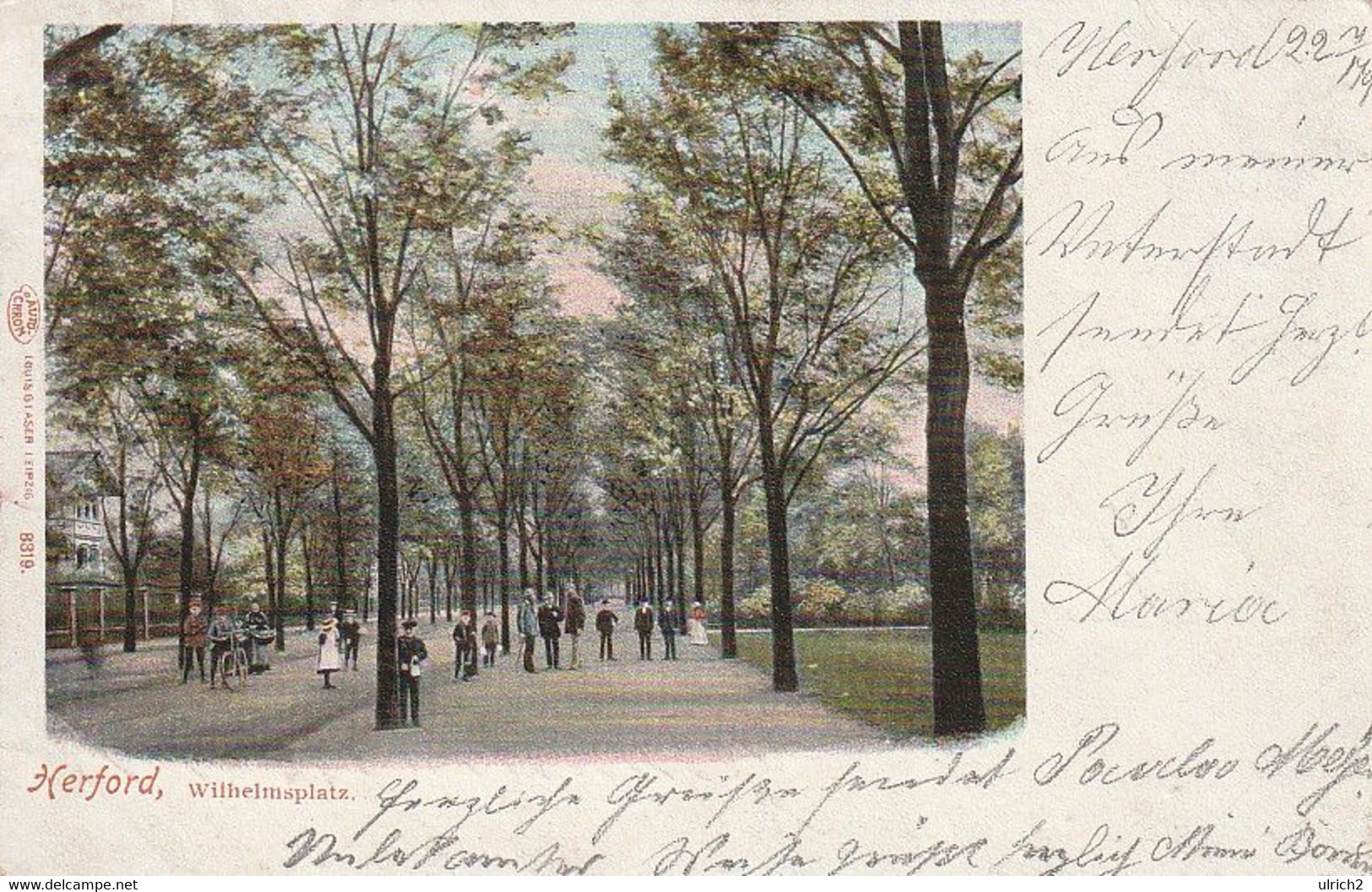 AK Herford - Wilhelmsplatz - 1901 (59140) - Herford