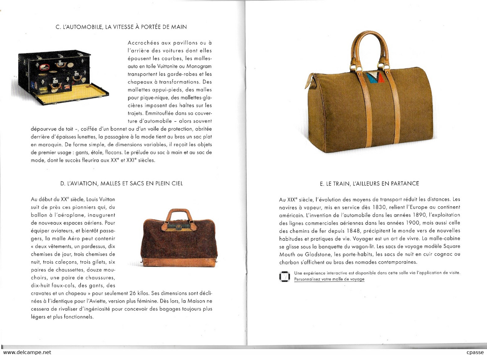 LUXE Catalogue illustré Exposition LOUIS VUITTON 75 Paris GRAND PALAIS 2015 2016