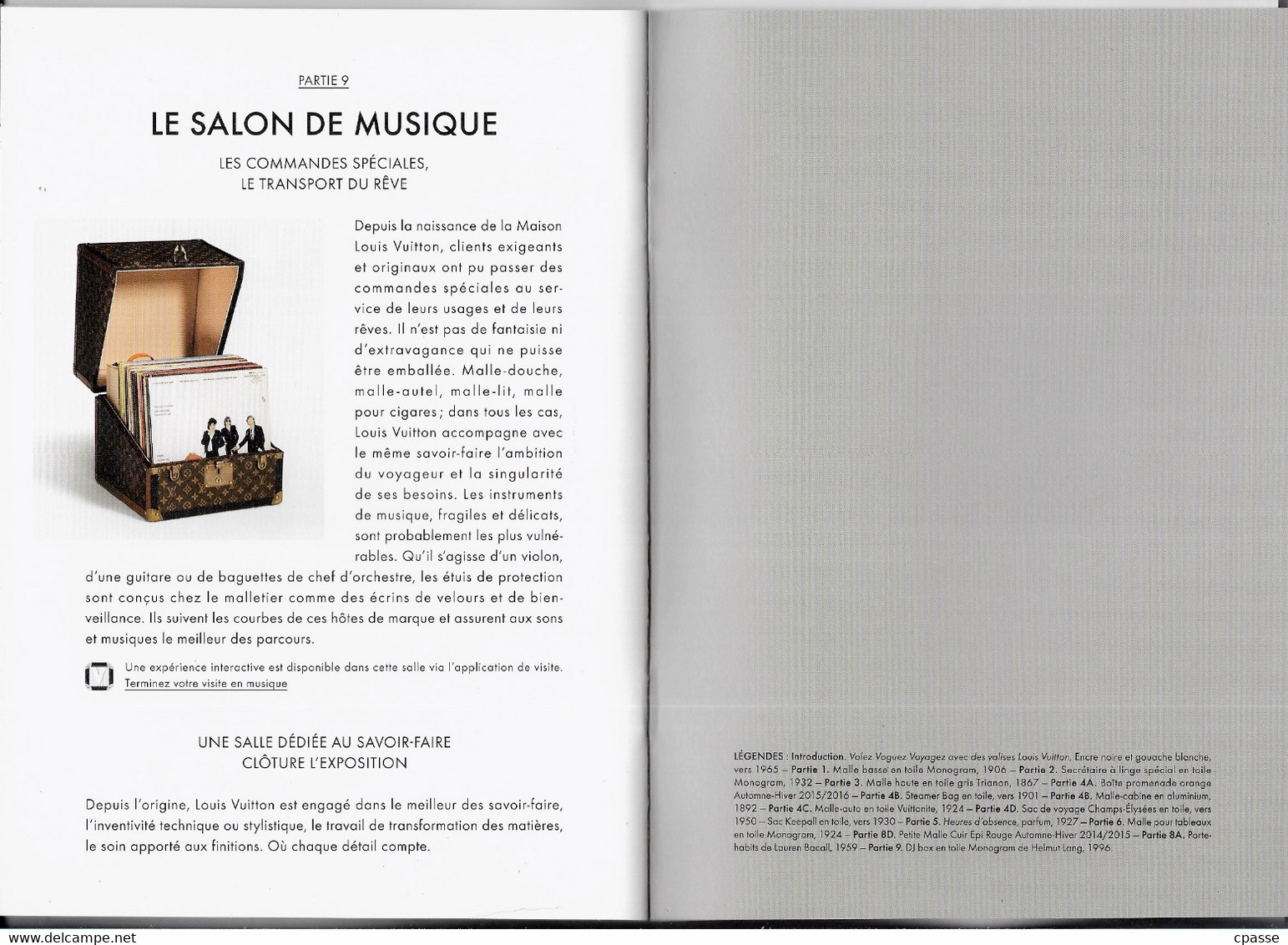 LUXE Catalogue illustré Exposition LOUIS VUITTON 75 Paris GRAND PALAIS 2015 2016