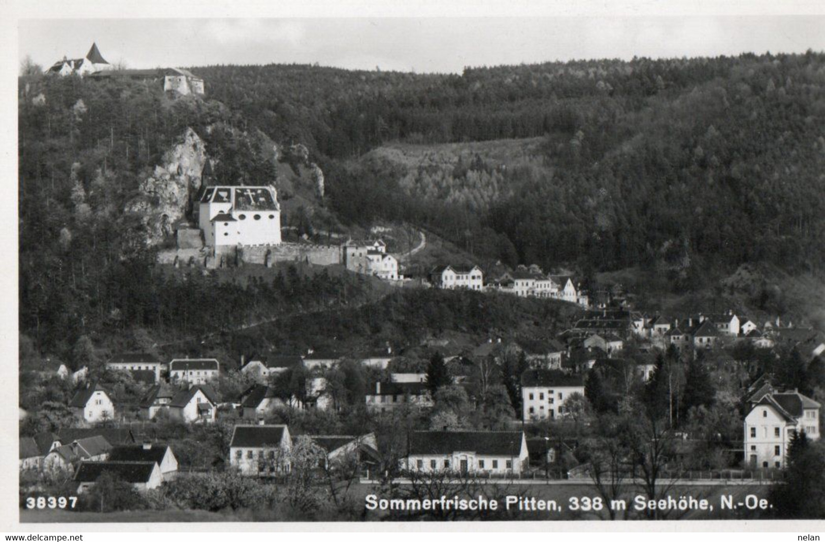 SOMMERFRISCHE PITTEN - REAL PHOTO - F.P - STORIA POSTALE - Pitten