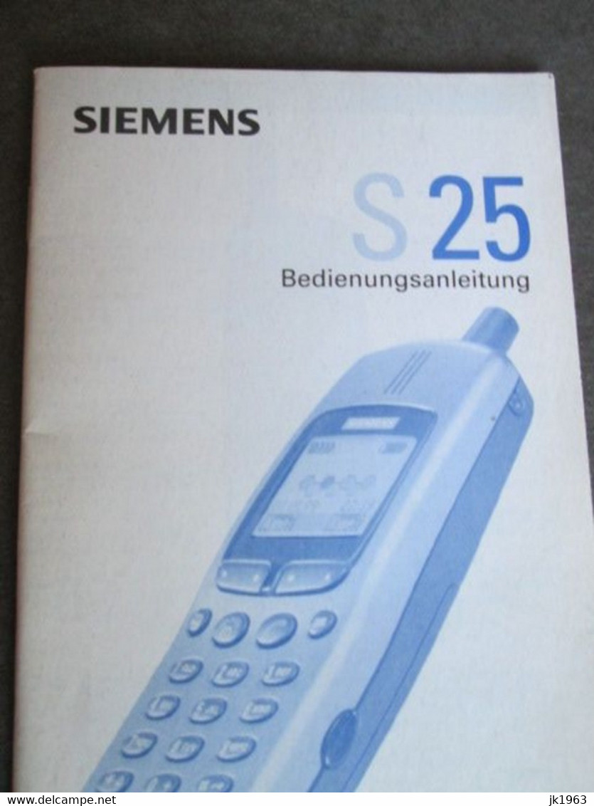 SIEMENS S 25, USER GUIDE - Telefontechnik