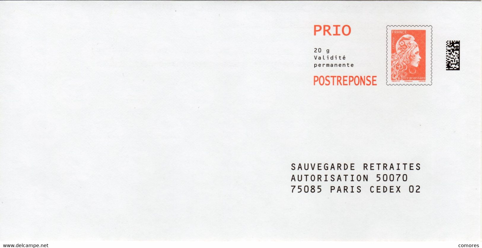 Pret A Poster Reponse PRIO (PAP) Sauvegarde Retraite Agr.305158 (Marianne Yseult-Catelin) - PAP: Antwort