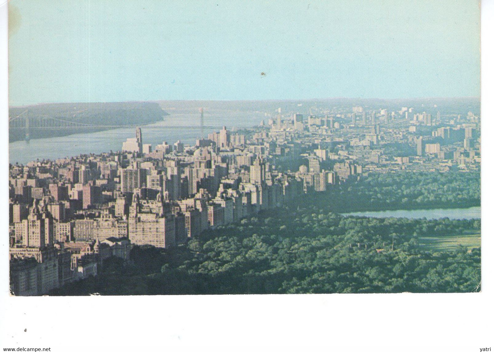 New York City - Panorama  (viaggiata Per La Francia, 1980) - Mehransichten, Panoramakarten