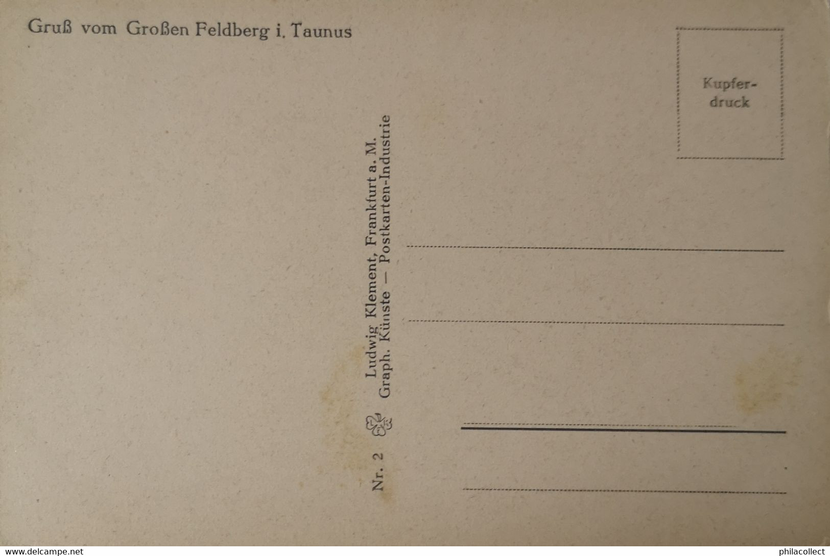 Feldberg I. Taunus // Gasthauser 19?? - Taunus
