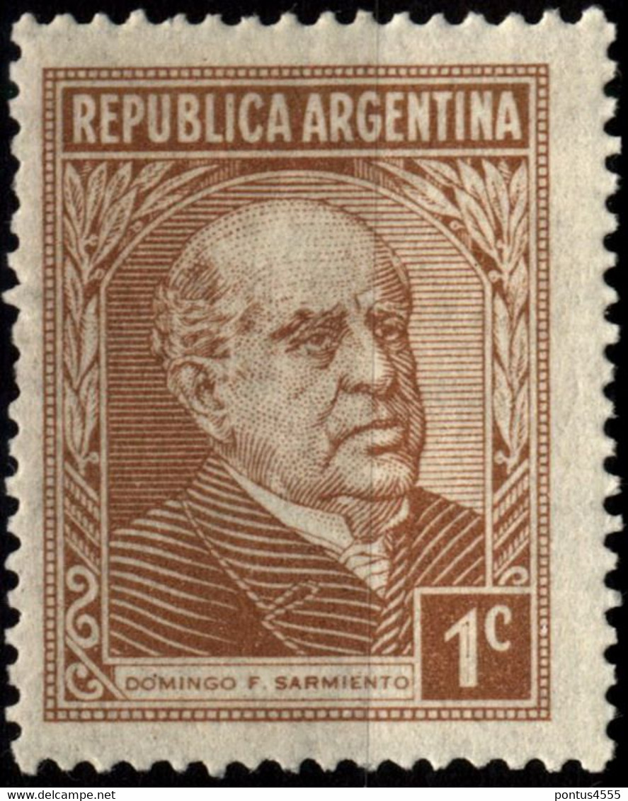 Argentina 1936 Mi 400 Domingo Faustino Sarmiento MH - Nuevos