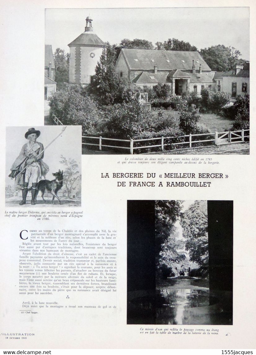 L'ILLUSTRATION N° 5145 12-10-1941 BERGER DENTZ DARLAN JULES VERNE AMIENS ARLES KIEV RAMBOUILLET TABAC OFUNA