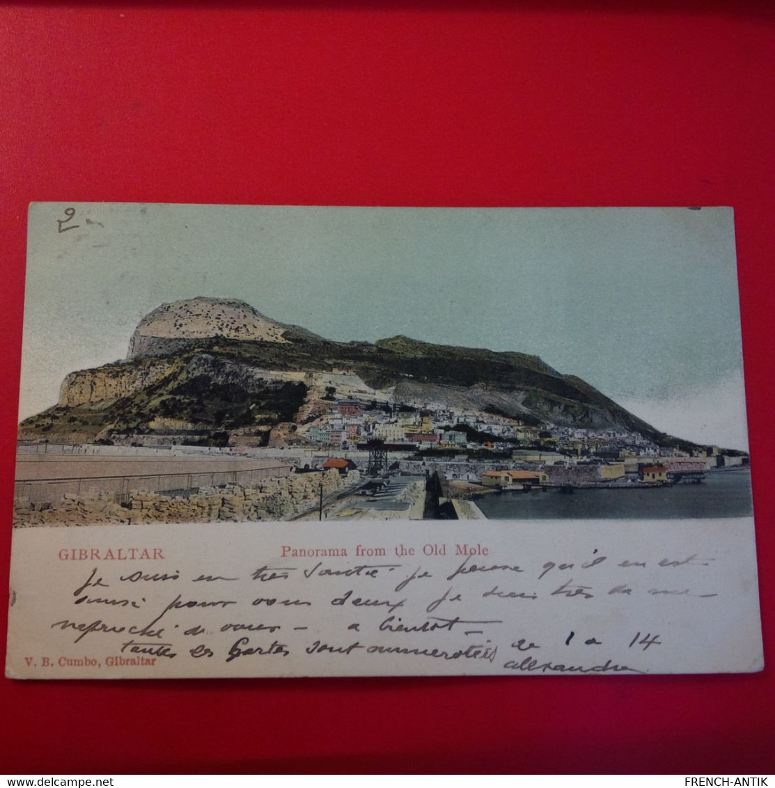 GIBRALTAR PANORMA FROM THE OLD MOLE - Gibraltar