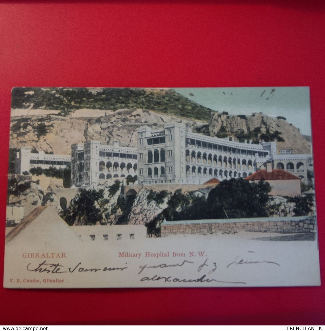GIBRALTAR MILITARY HOSPITAL FROM N.W - Gibraltar