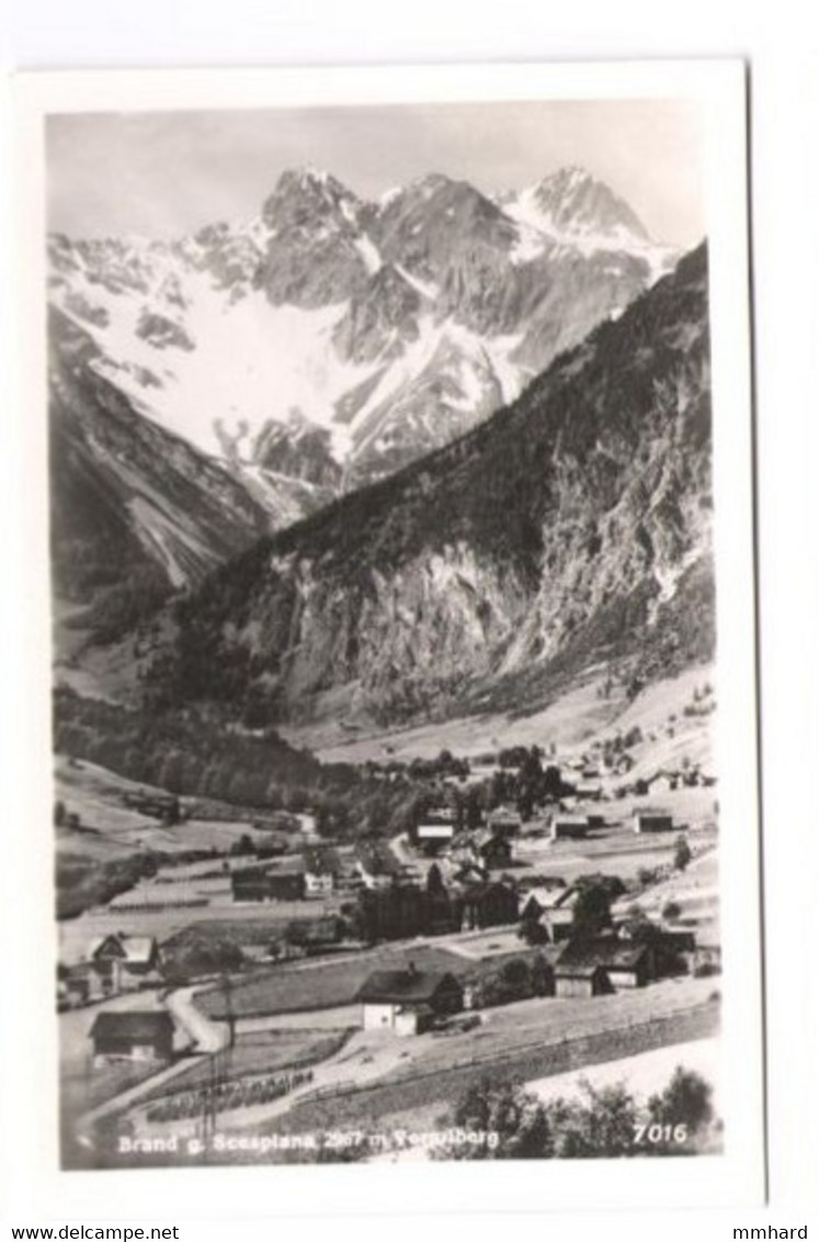 AK Brand Mit Scesaplana Gel 1951 Vorarlberg - Brandertal